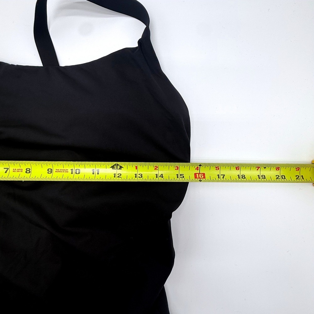 Athleta Hermosa One Piece Swimsuit Black Recycled H2ECO 988619 Womens Large NWT - Picture 11 of 13